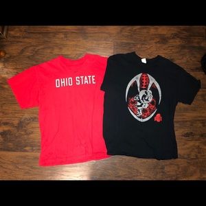 Two Ohio State Shirts.
